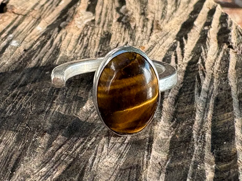 Tiger eye ring